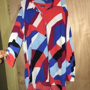 Vince Camuto Button Up Blouse Plus Size 2X